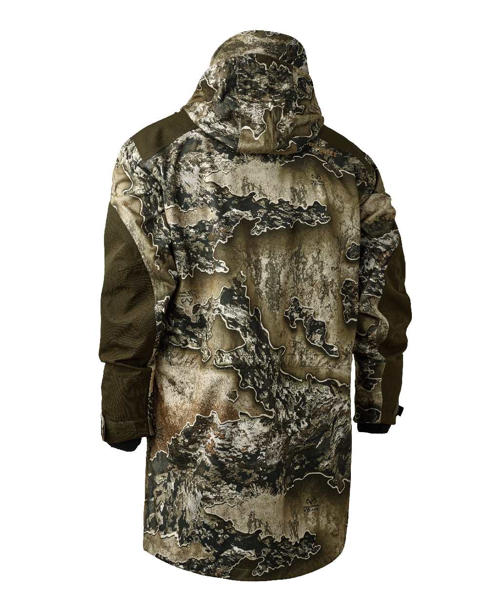 Realtree Excape coloured Deerhunter Excape Waterproof Rain Jacket on white background #colour_realtree-excape