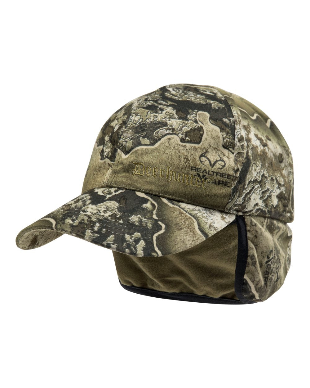 Realtree Excape coloured Deerhunter Excape Winter Cap on white background #colour_realtree-excape