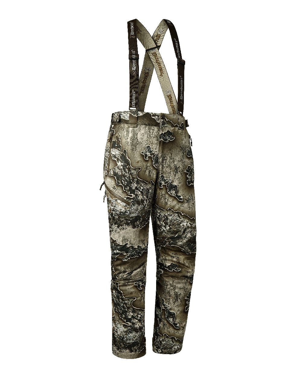 Realtree Excape coloured Deerhunter Excape Winter Waterproof Trousers on white background #colour_realtree-excape