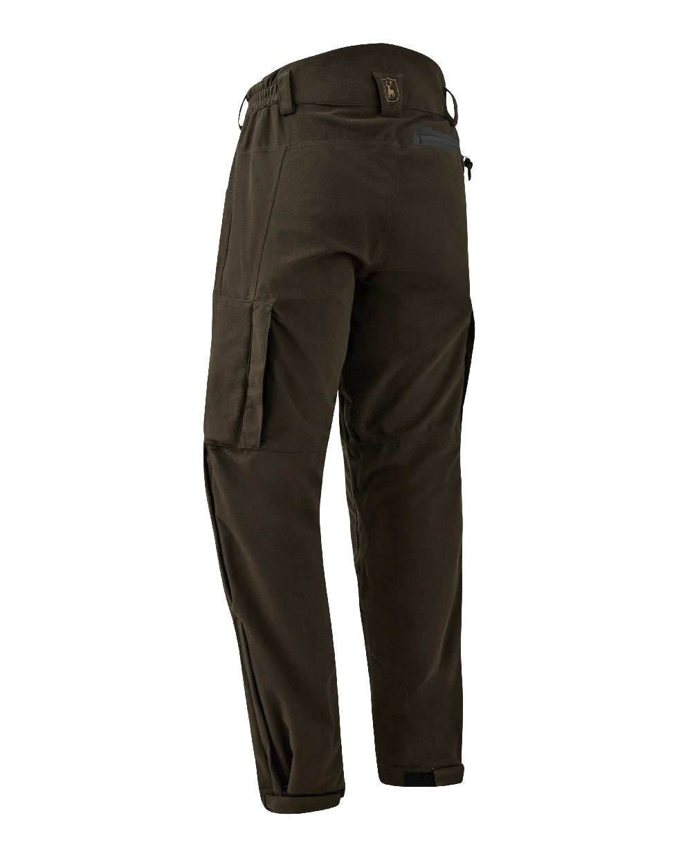 Wood coloured Deerhunter Game Pro Light Trousers on white background #colour_wood