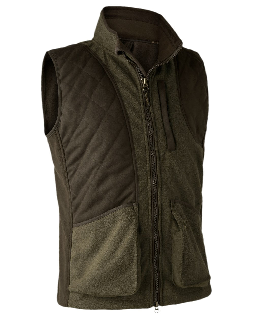 Graphite Green Coloured Deerhunter Gamekeeper Shooting Waistcoat on white background #colour_graphite-green