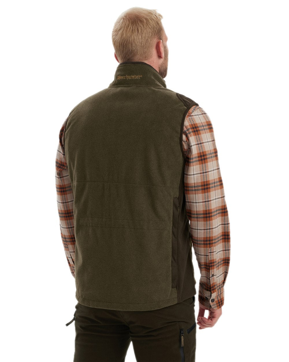 Graphite Green Coloured Deerhunter Gamekeeper Shooting Waistcoat on white background #colour_graphite-green