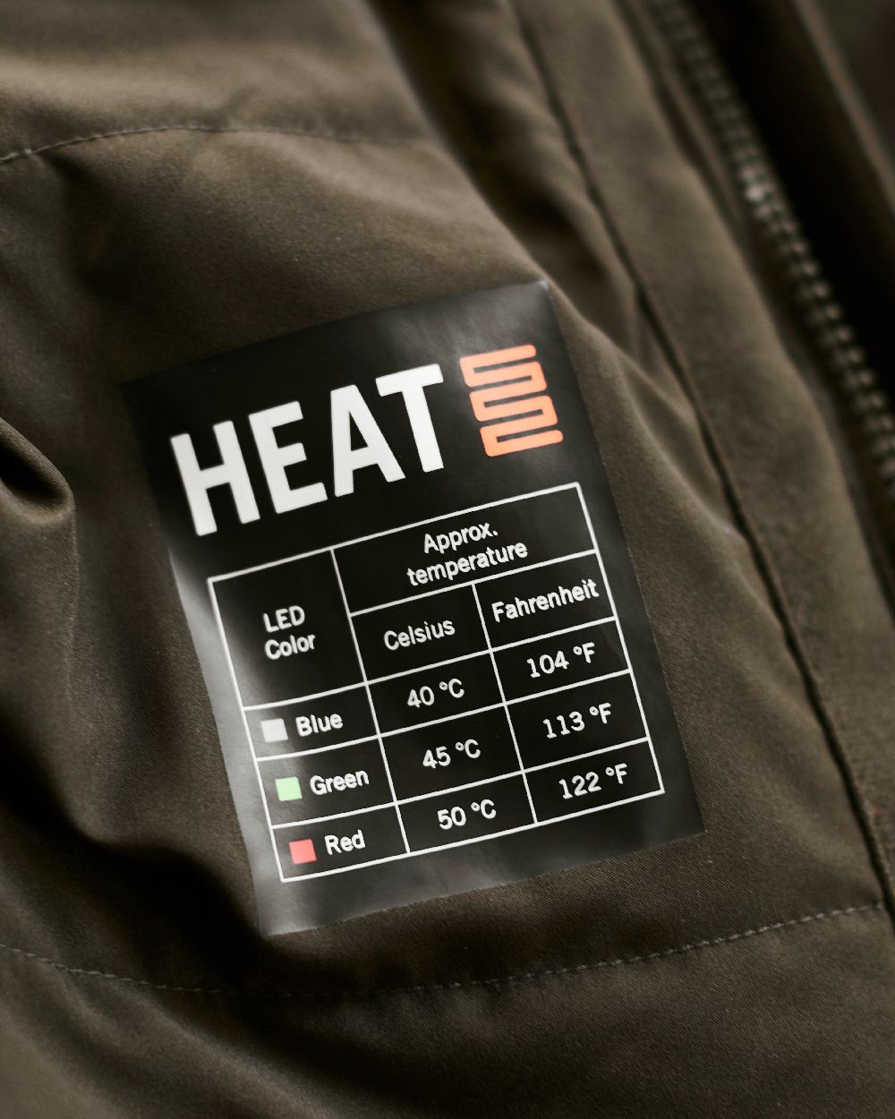 Wood coloured Deerhunter Heat Game Jacket on white background #colour_wood