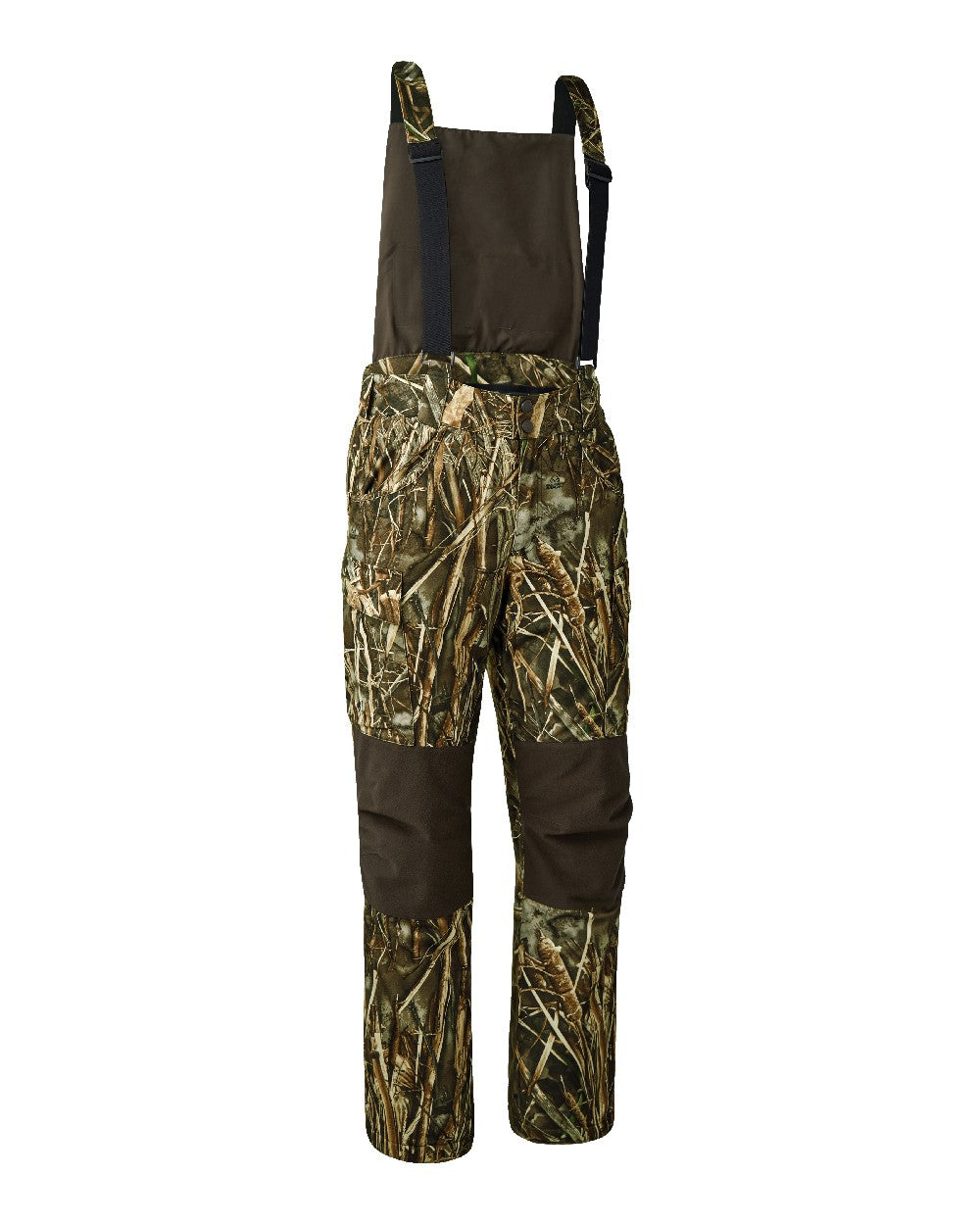 Realtree Max-7 coloured Deerhunter Heat Game Trousers on white background #colour_realtree-max-7