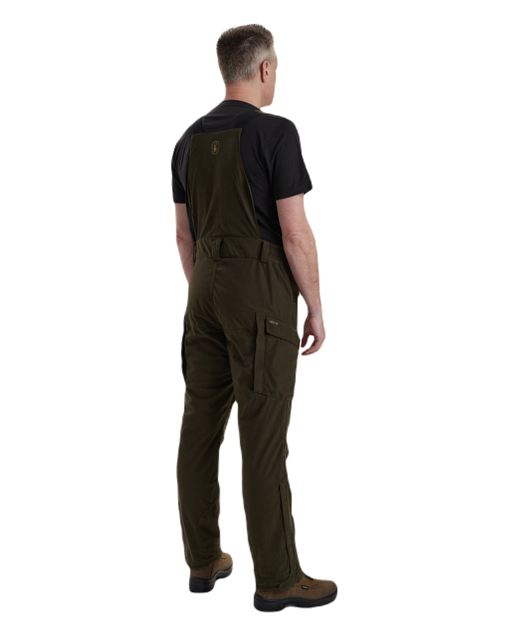 Wood coloured Deerhunter Heat Game Trousers on white background #colour_wood