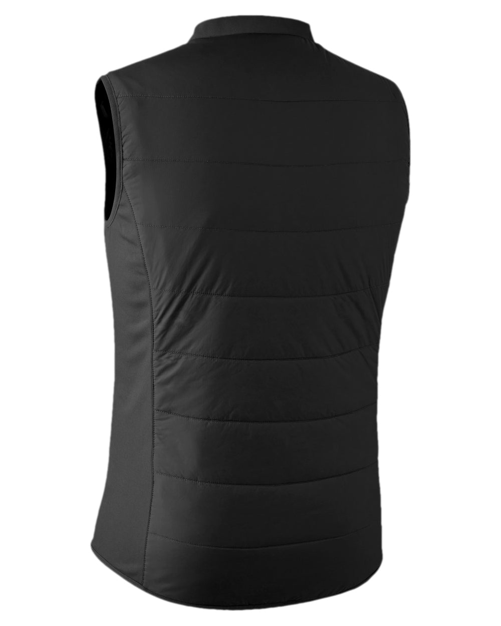 Black Coloured Deerhunter Heat Inner Waistcoat on white background #colour_black