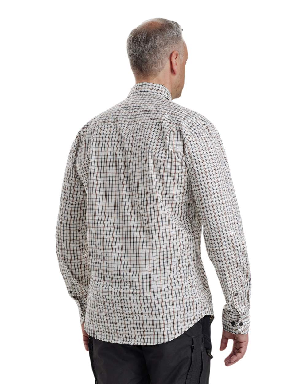 Green Check coloured Deerhunter Henry Shirt on white background #colour_green-check