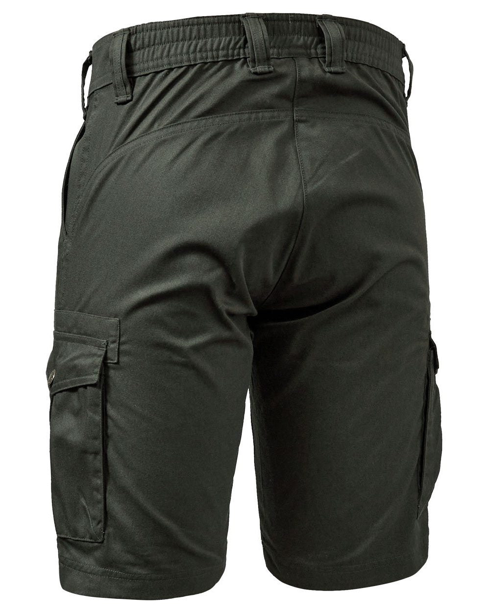 Timber coloured Deerhunter Lady Atlas Shorts on white background #colour_timber