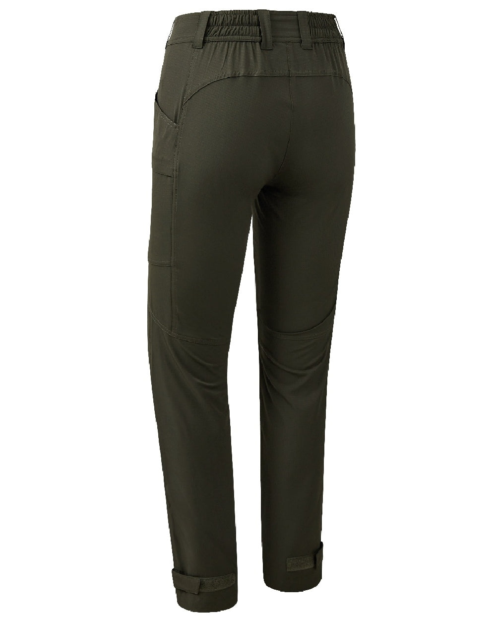 Forest Green coloured Deerhunter Lady Canopy Trousers on white background #colour_forest-green
