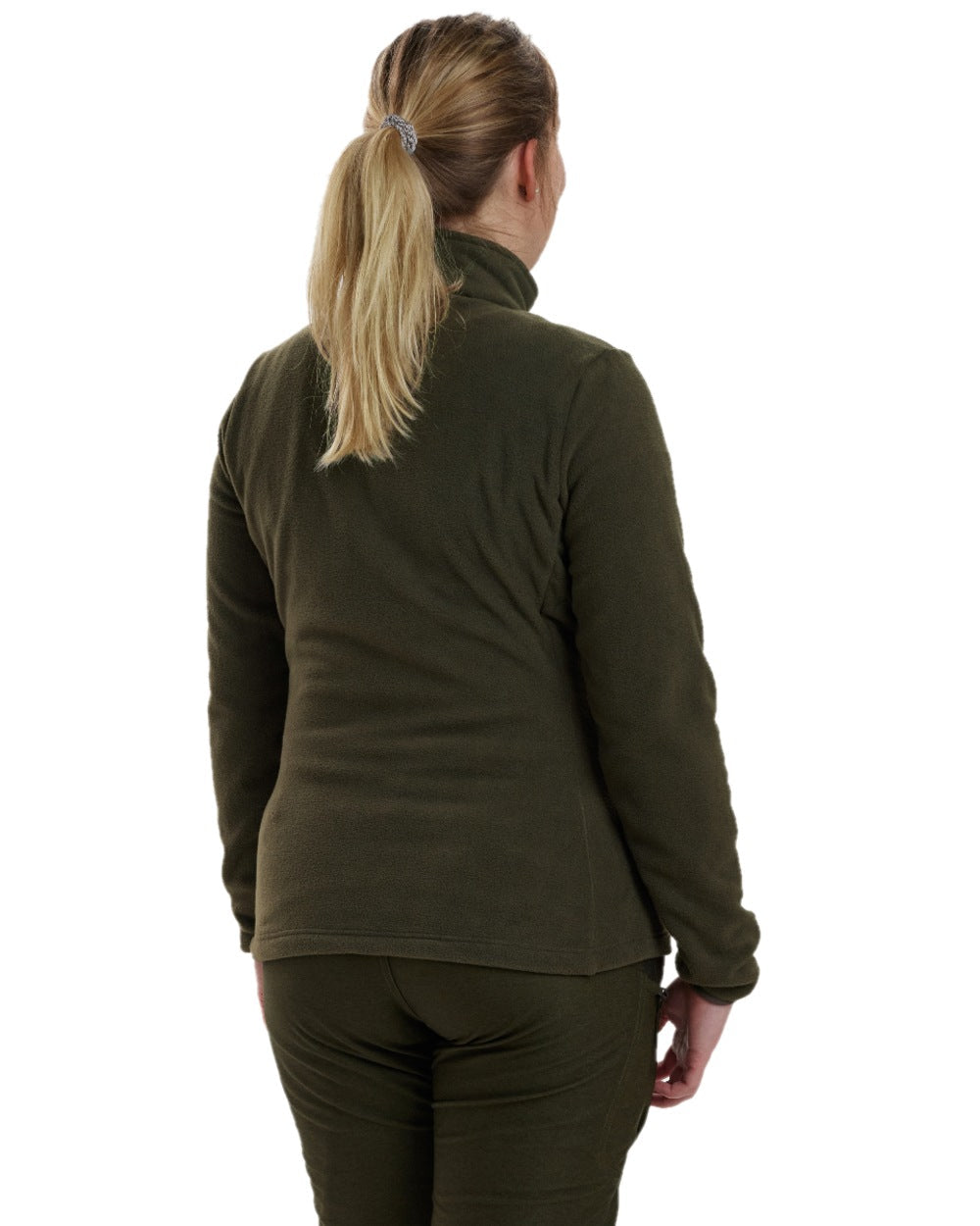 Beluga coloured Deerhunter Lady Chasse Fleece Jacket on white background #colour_beluga