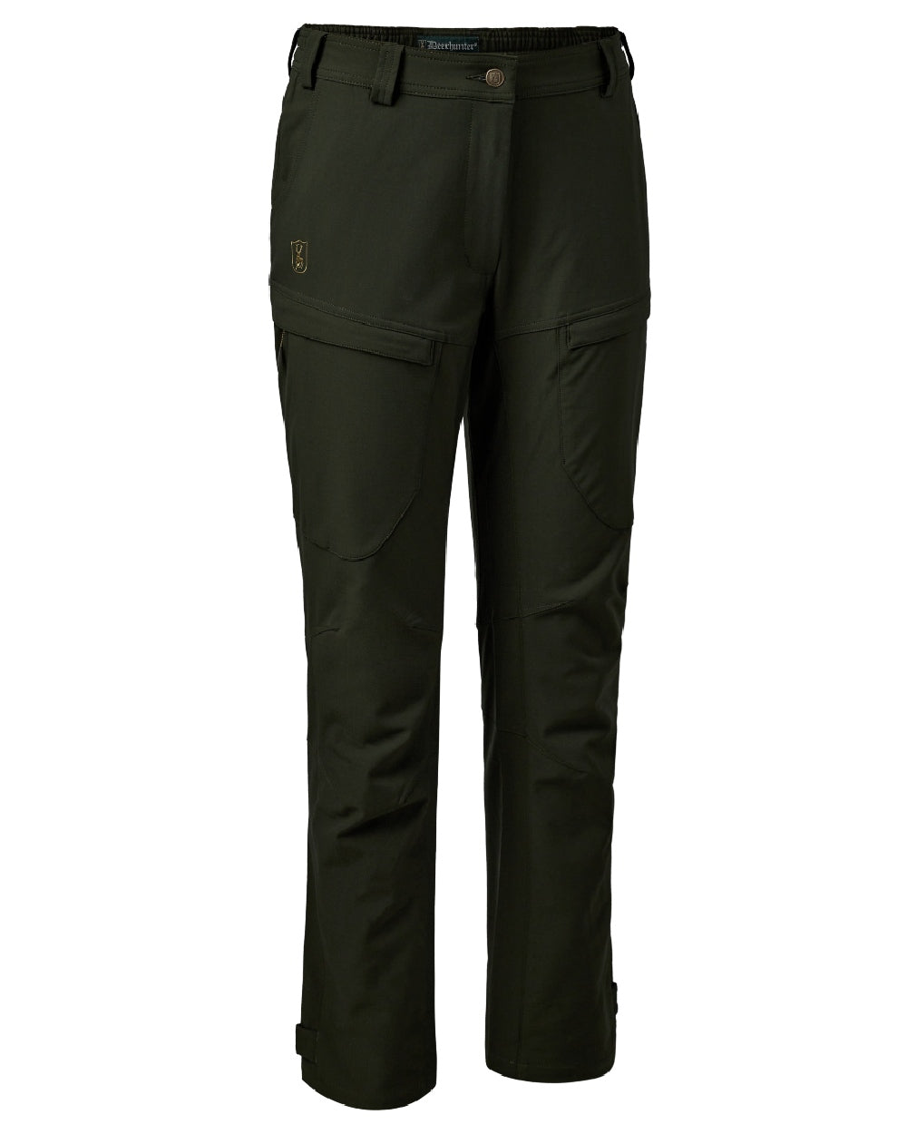 Forest Ember coloured Deerhunter Lady Climate Trousers with 37.5® Technology on white background #colour_forest-ember