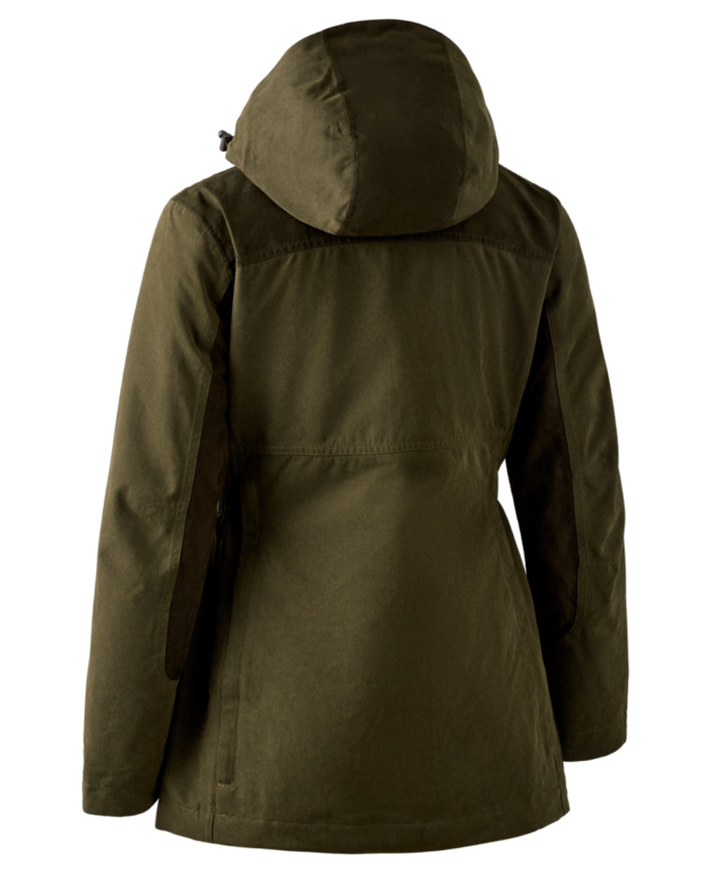 Tarmac Green Coloured Deerhunter Lady Eagle Jacket on white background #colour_tarmac-green