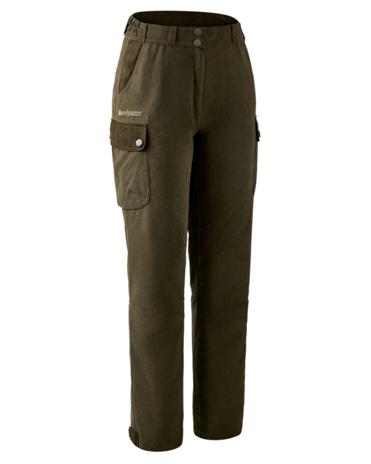 Tarmac Green coloured Deerhunter Lady Eagle Trousers on white background #colour_tarmac-green