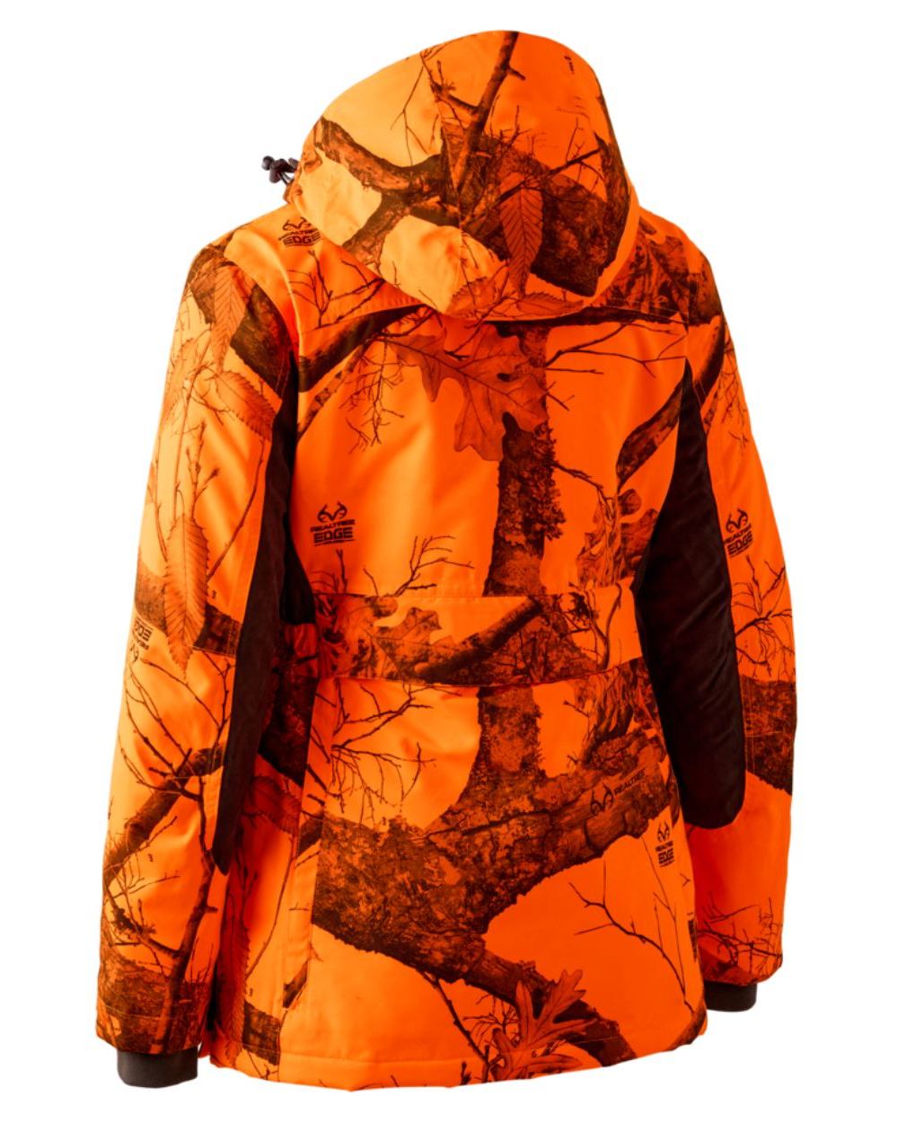 Realtree Edge Orange coloured Deerhunter Lady Eagle Winter Jacket  on forest background #colour_realtree-edge-orange