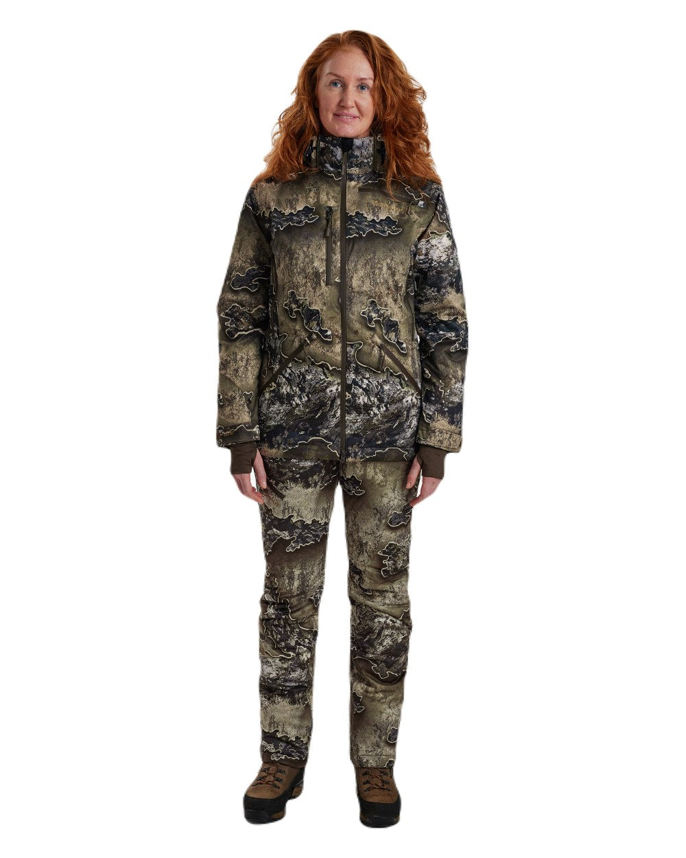 Realtree Excape coloured Deerhunter Lady Excape Winter Jacket on white background #colour_realtree-excape