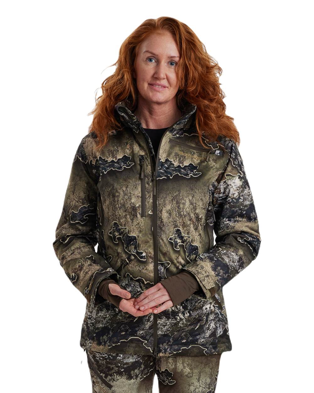 Realtree Excape coloured Deerhunter Lady Excape Winter Jacket on white background #colour_realtree-excape