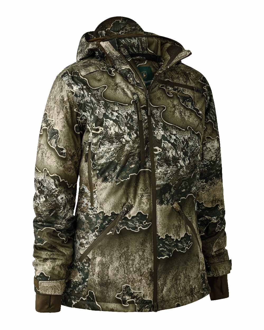 Realtree Excape coloured Deerhunter Lady Excape Winter Jacket on white background #colour_realtree-excape