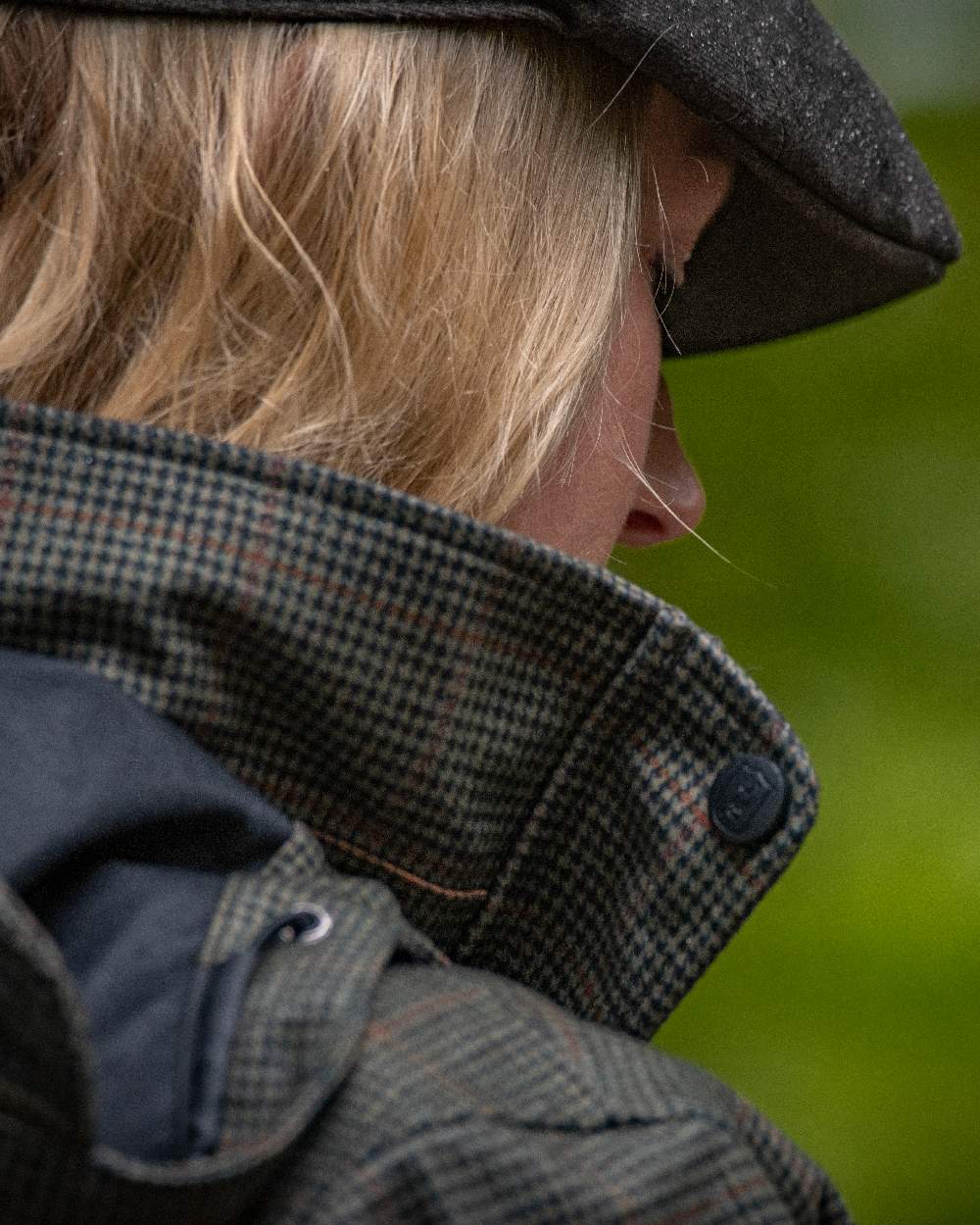 Turf Coloured Deerhunter Lady Gabby Jacket on blurry background #colour_turf