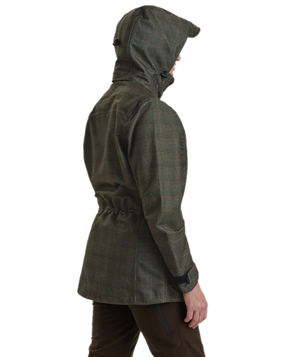 Turf Coloured Deerhunter Lady Gabby Jacket on white background #colour_turf