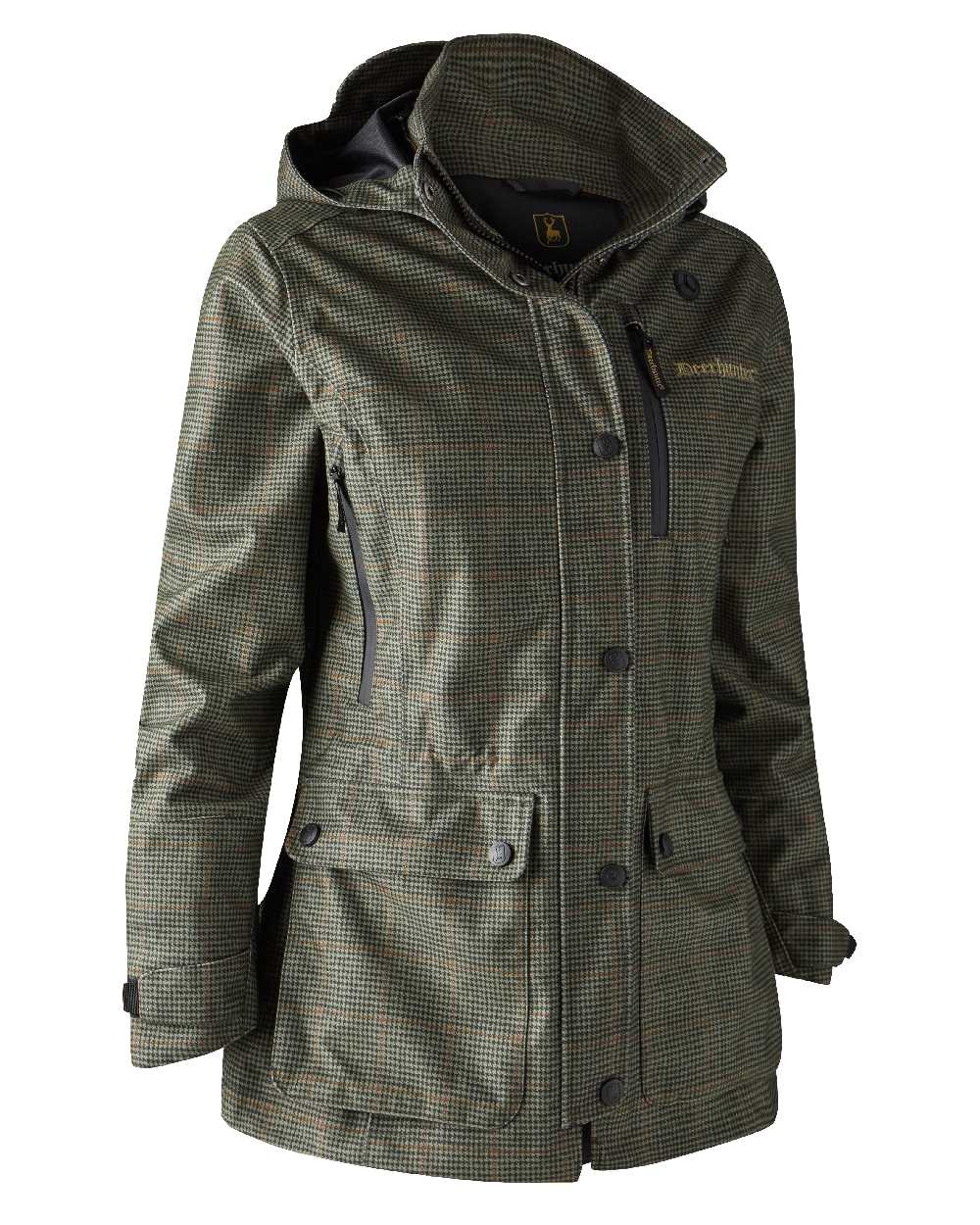 Turf Coloured Deerhunter Lady Gabby Jacket on white background #colour_turf