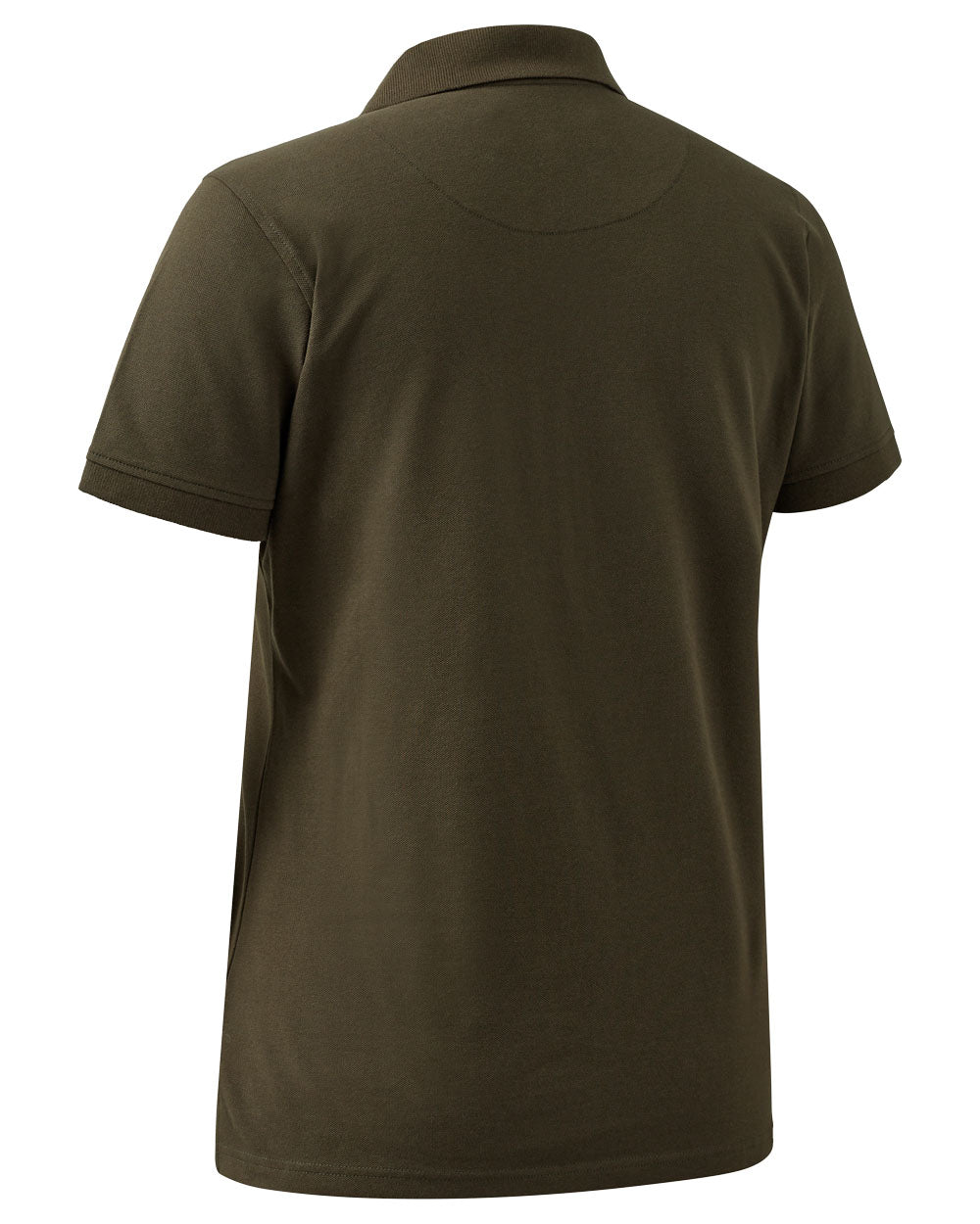 Deep Green coloured Deerhunter Harriet Polo Shirt on white background #colour_deep-green