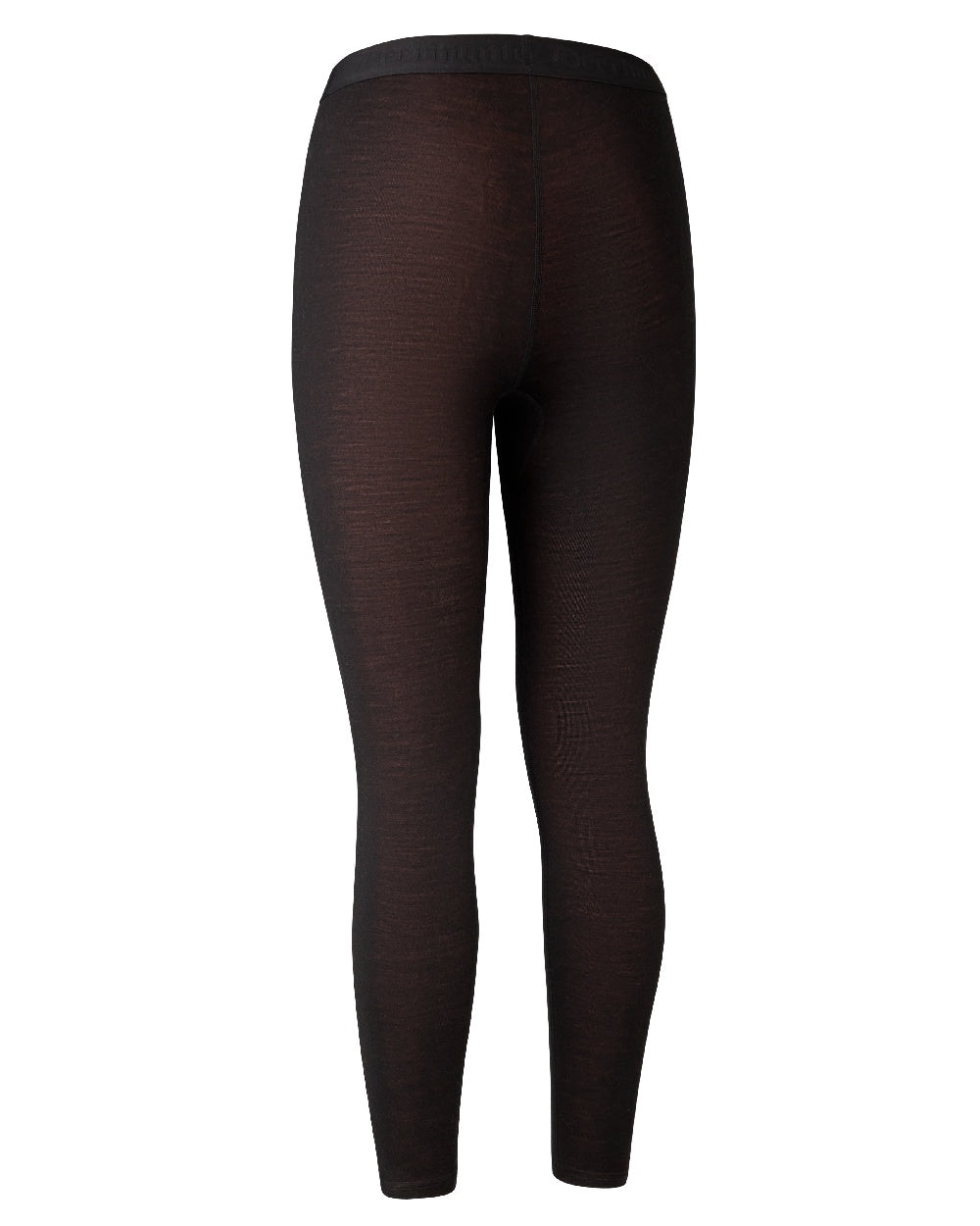 Black Oak coloured Deerhunter Lady Quinn Merino Leggings on white background #colour_black-oak