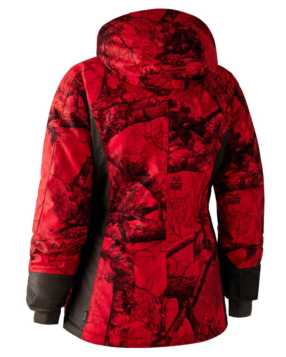 Realtree Edge Red coloured Deerhunter Lady Raven Arctic Jacket on white background #colour_realtree-edge-red