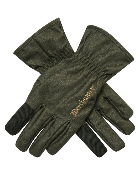 Elmwood coloured Deerhunter Lady Raven Gloves on white background #colour_elmwood