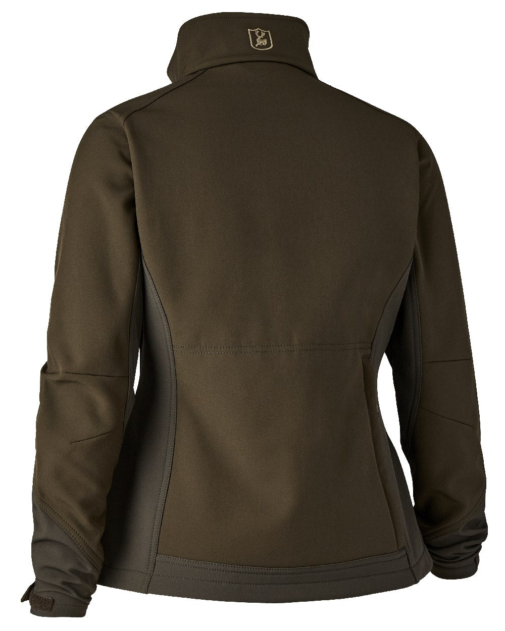 Fallen Leaf coloured Deerhunter Lady Roja Softshell Jacket on white background #colour_fallen-leaf