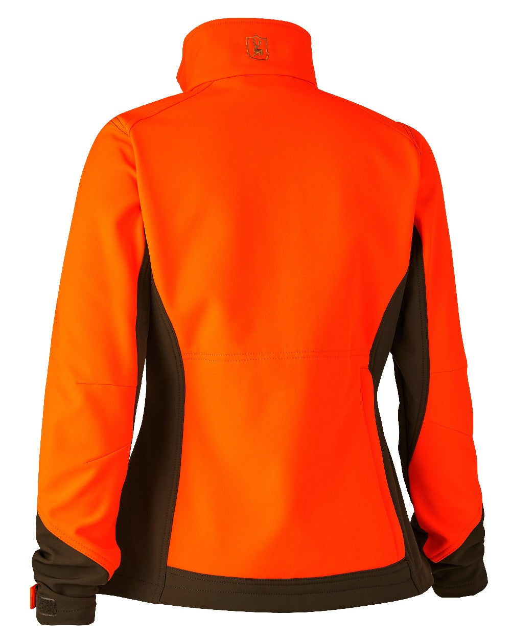 Orange coloured Deerhunter Lady Roja Softshell Jacket on white background #colour_orange