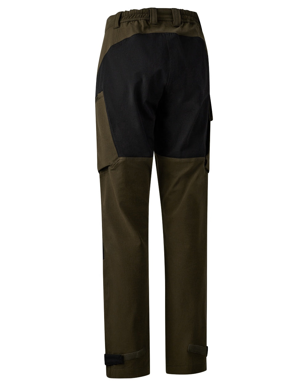 Fallen Leaf Black coloured Deerhunter Lady Sarek Full Stretch Trousers on white background #colour_fallen-leaf-black