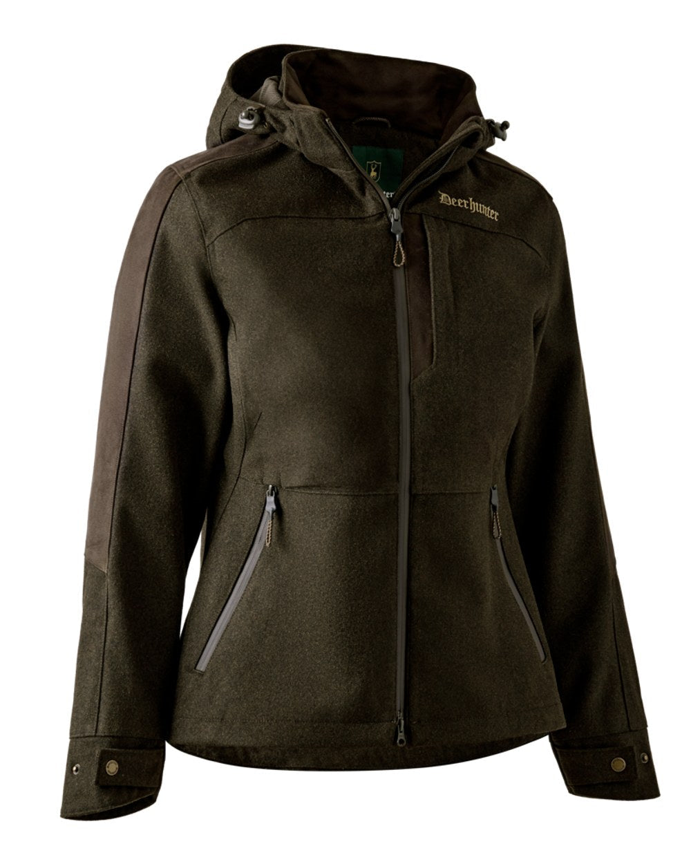 Loden Wood coloured Deerhunter Lady Tatra Active Jacket on white background #colour_loden-wood
