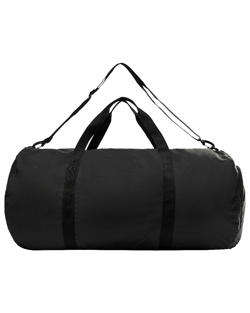 Black Ink coloured Deerhunter Large Duffel Bag on white background #colour_black-ink