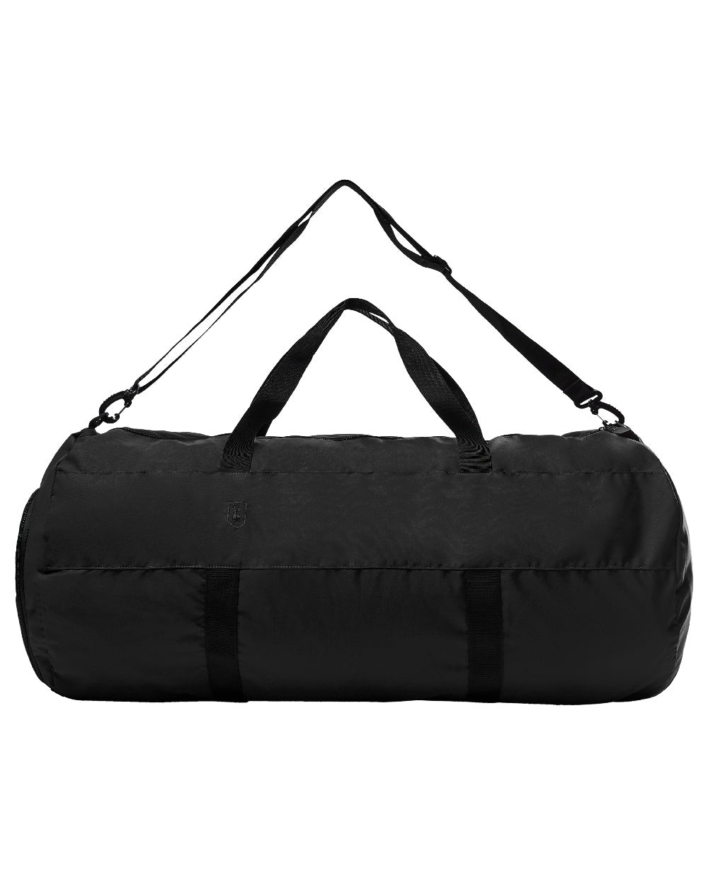 Black Ink coloured Deerhunter Large Duffel Bag on white background #colour_black-ink