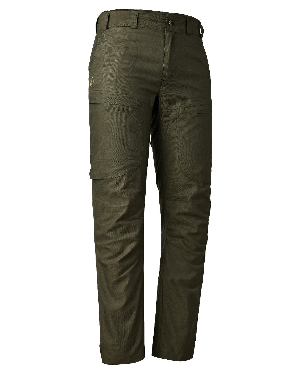 Forest coloured Deerhunter Matobo Trousers on white background #colour_forest-green