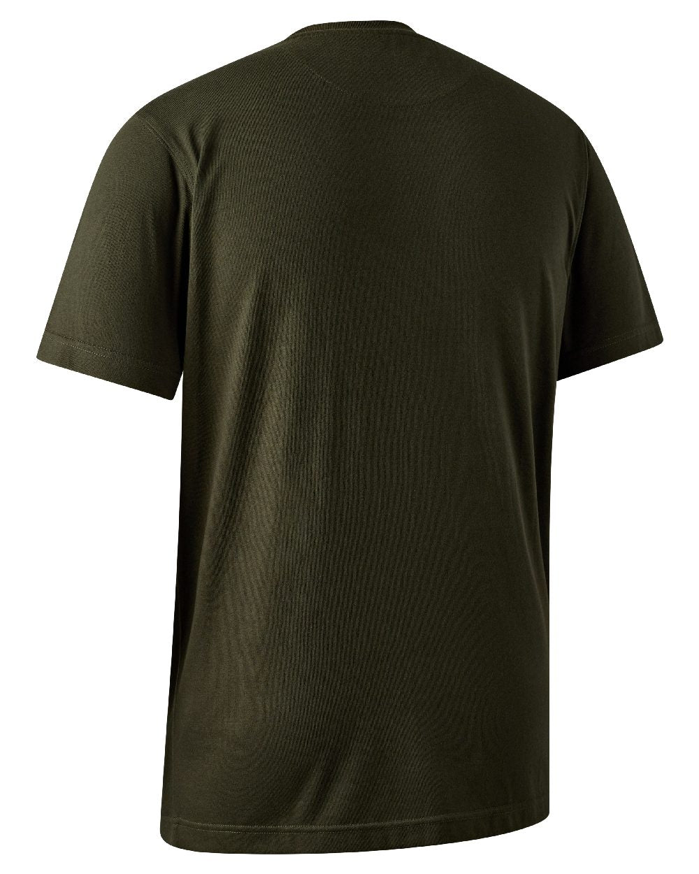 Timber coloured Deerhunter Mens Jubilee T-Shirt on white background #colour_timber