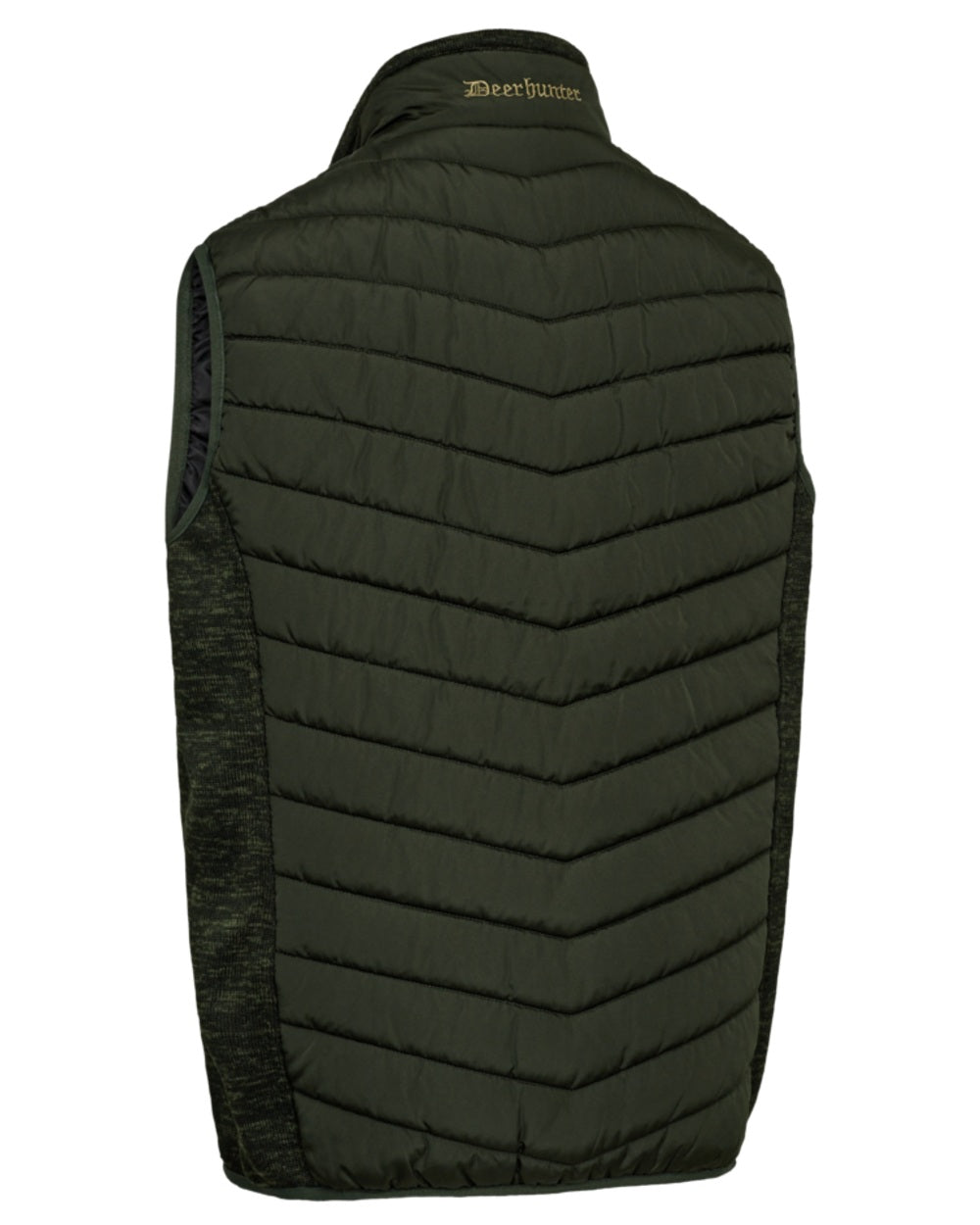 Forest Ember coloured Deerhunter Mens Moor Padded Waistcoat on white background #colour_forest-ember