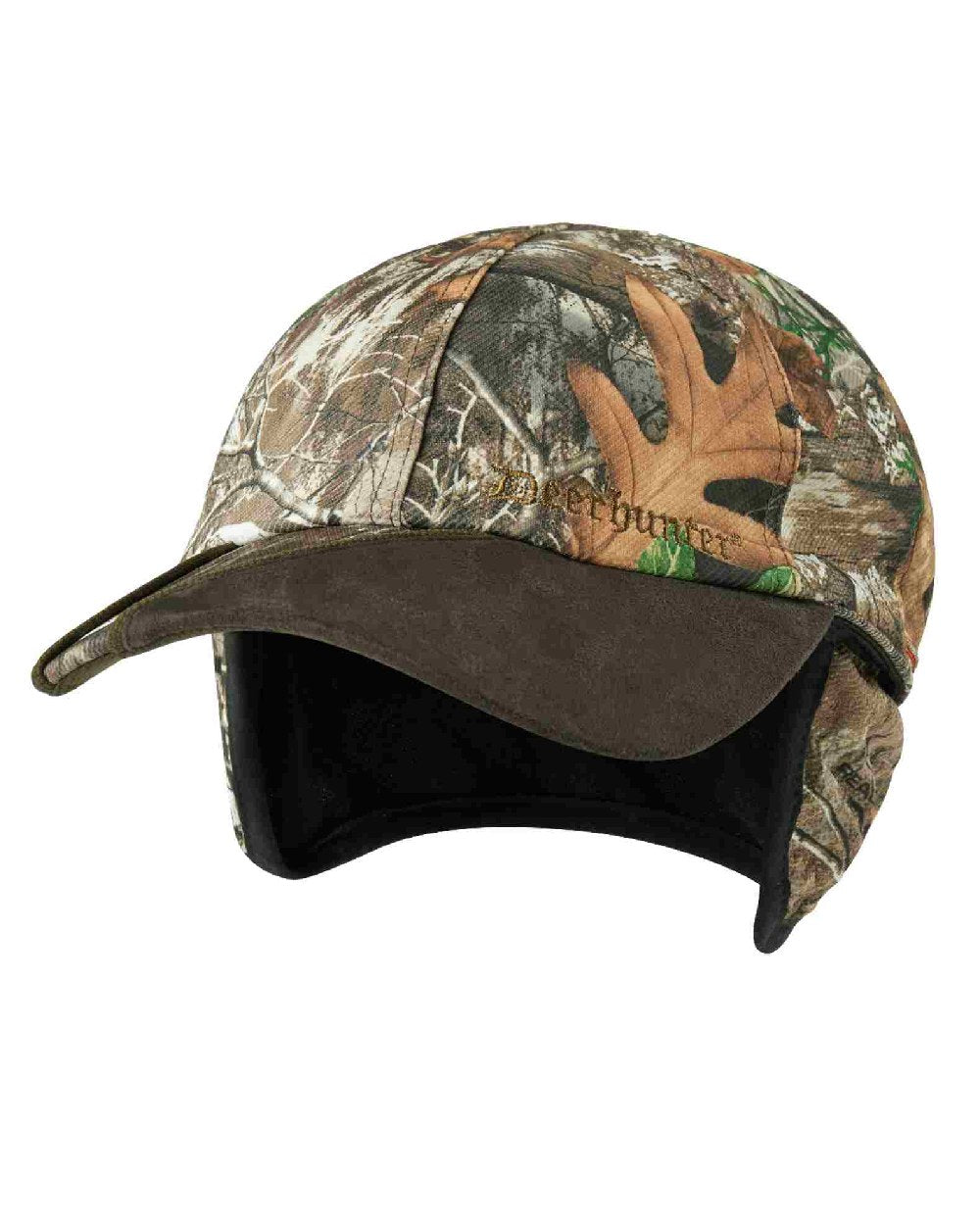 Edge Camo coloured Deerhunter Muflon Cap with Safety on white background #colour_edge-camo