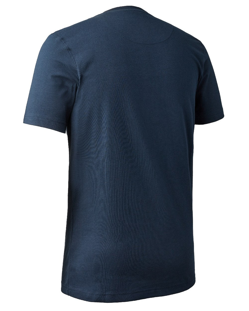Dark Blue coloured Deerhunter Nolan T-Shirt on white background #colour_dark-blue