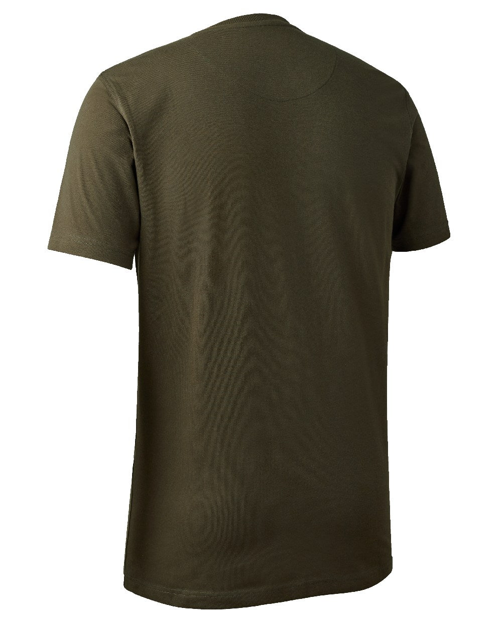 Deep Green coloured Deerhunter Nolan T-Shirt on white background #colour_deep-green