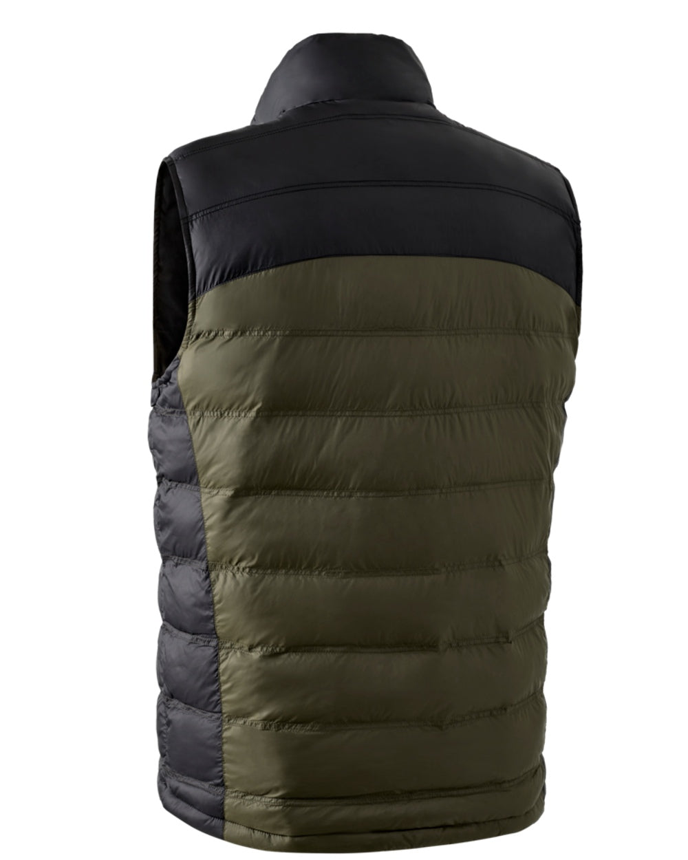 Rifle Green coloured Deerhunter Northward Padded Waistcoat on white background #colour_rifle-green