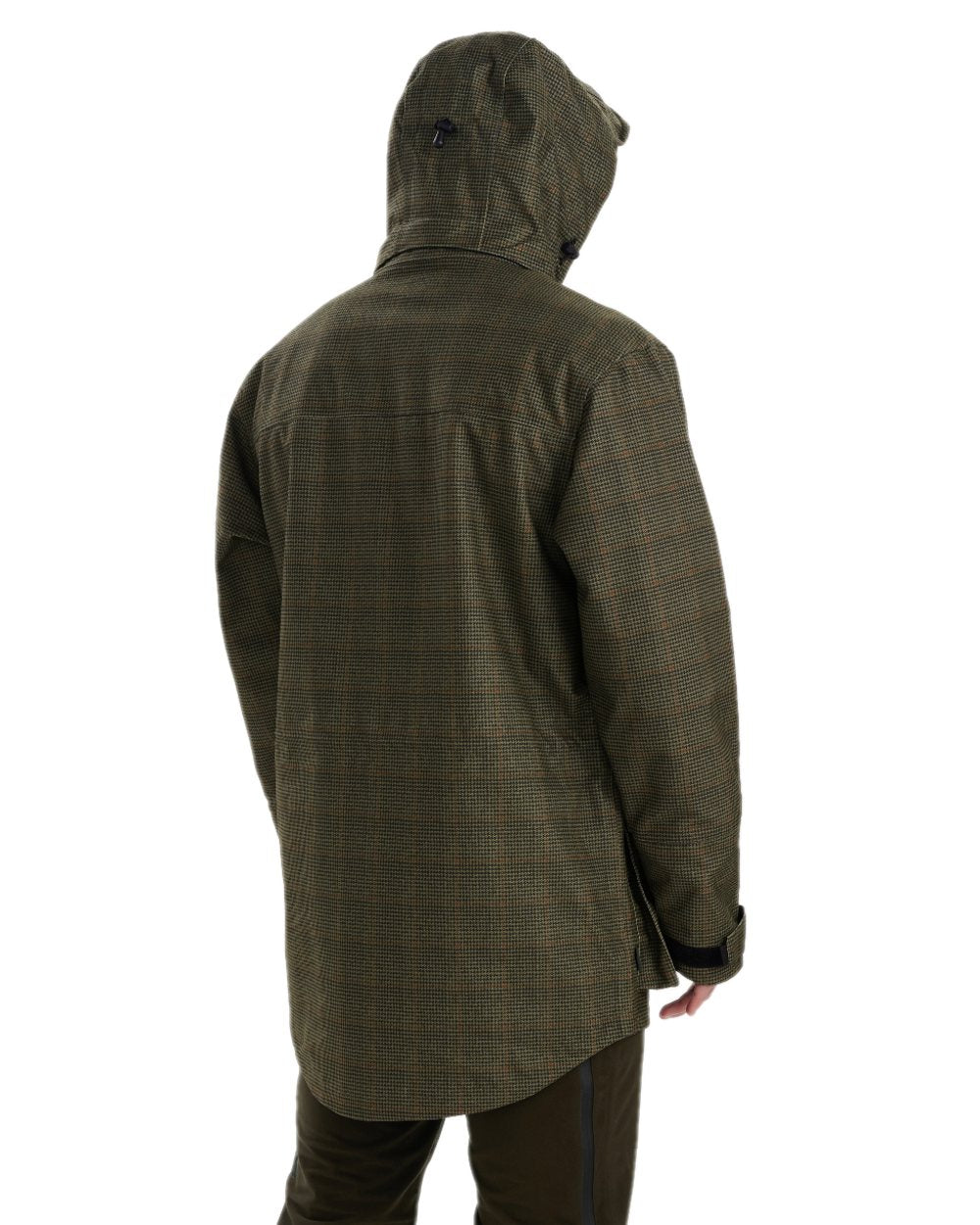 Turf Coloured Deerhunter PRO Gamekeeper Jacket on white background #colour_turf