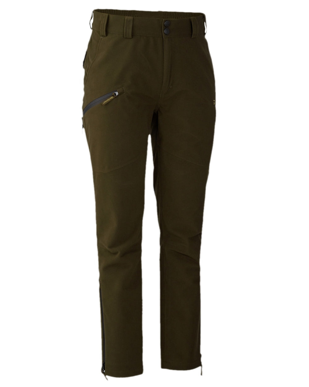 Peat Coloured Deerhunter Pro Gamekeeper Boot Trousers on white background #colour_peat