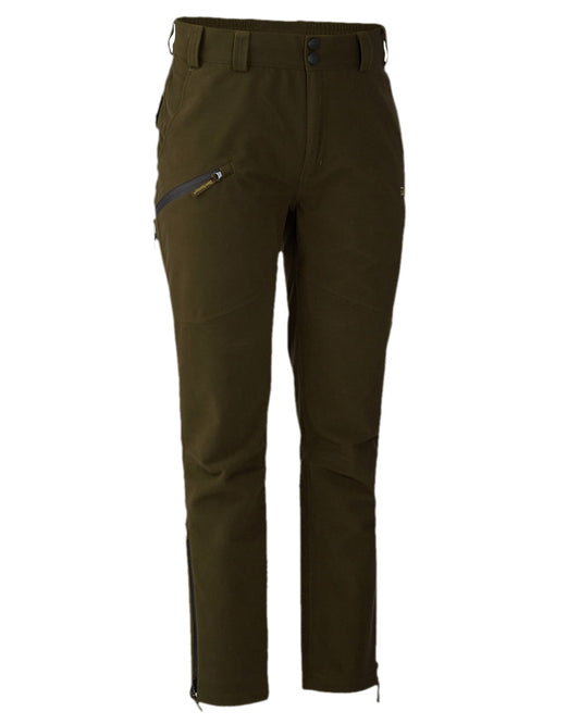 Peat Coloured Deerhunter Pro Gamekeeper Boot Trousers on white background #colour_peat