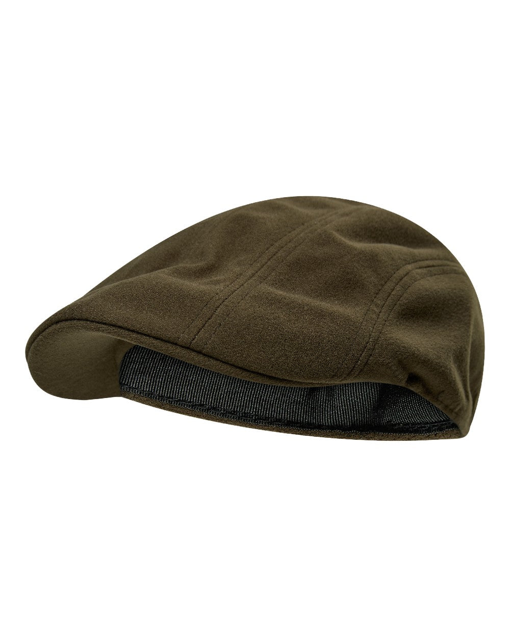 Peat coloured Deerhunter Pro Gamekeeper Flatcap on white background #colour_peat