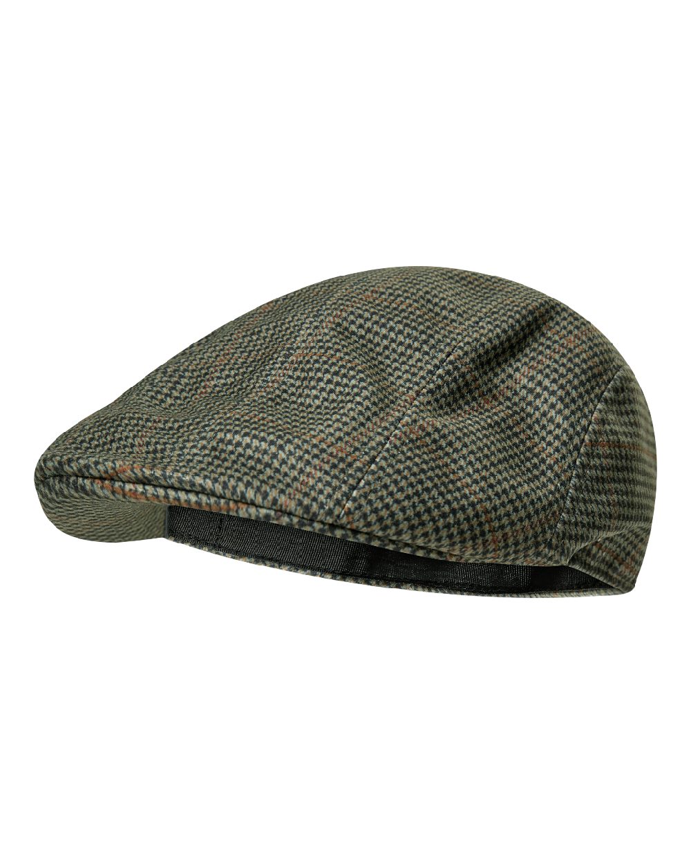 Turf coloured Deerhunter Pro Gamekeeper Flatcap on white background #colour_turf
