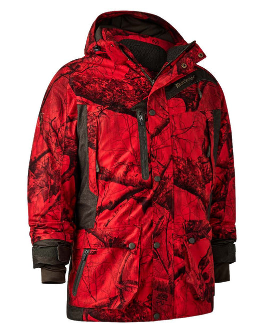 Realtree Edge Red coloured Deerhunter Ram Arctic Jacket on white background #colour_realtree-edge-red