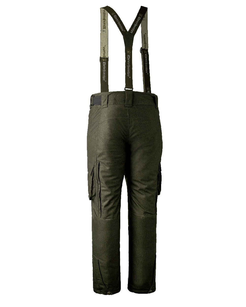 Elmwood coloured Deerhunter Ram Winter Trousers on white background #colour_elmwood
