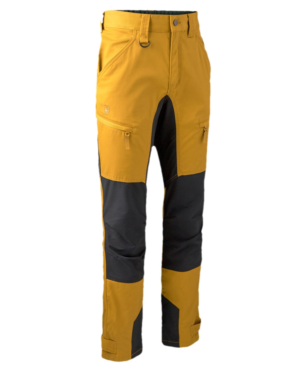 Buckthorn Coloured Deerhunter Rogaland Contrast Stretch Trousers on white background #colour_buckthorn