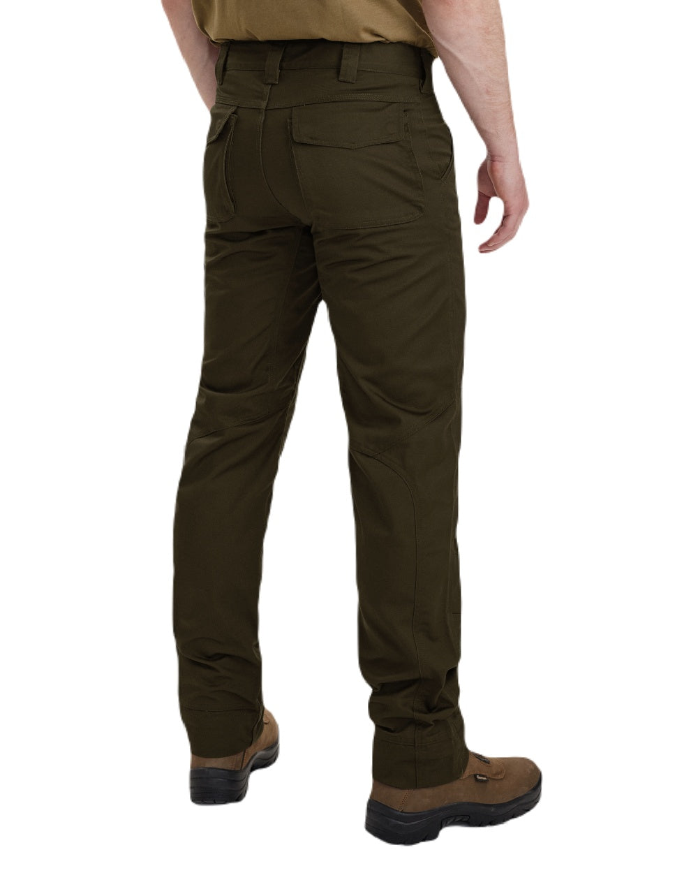 Fallen Leaf coloured Deerhunter Rogaland Trousers on white background #colour_fallen-leaf
